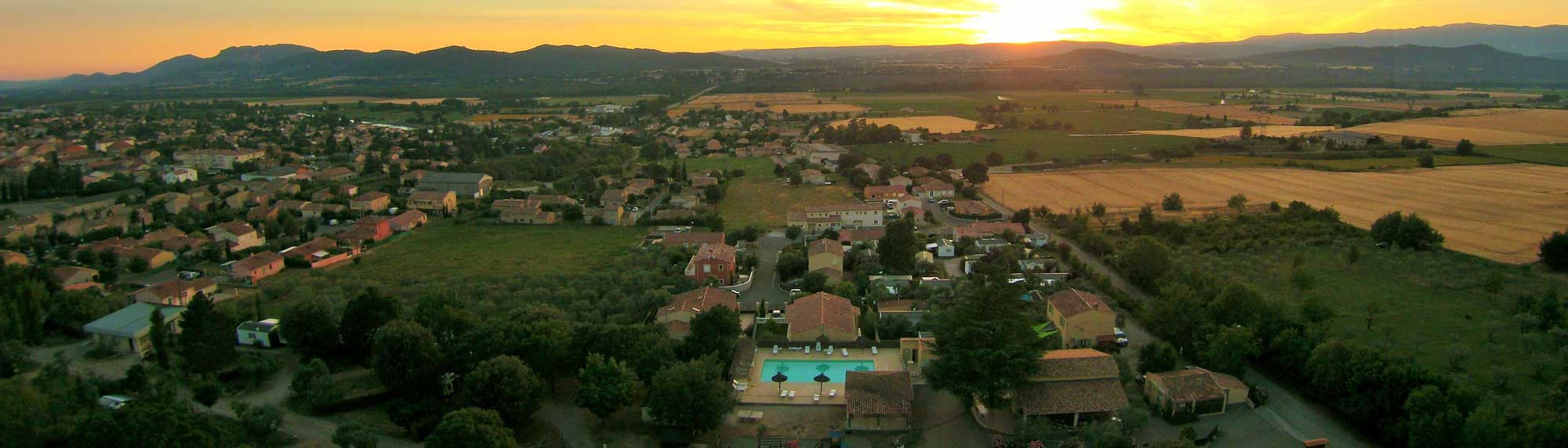 vue aerienne vallee de la durance